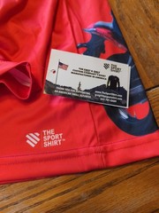 NWT The Sports Shirt Company Powerride University Red XXL Long Sleeve Shirt
