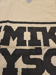 Vintage IRON Mike Tyson RETIRED SINGLE STITCH Shirt DEAD STOCK Other Side XL