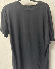 Bamboo / Cotton Men’s Black Upf 50+ Crew Neck Size Large Netdraw