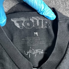 Travis Scott Cactus Jack Utopia Tour T-Shirt Green Hyena Faded Shirt Size Medium