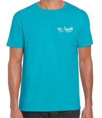 Mr. Surname Year Customise Men`s T-shirt Wedding Anniversary Shirts Tops Gift