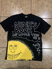 Keith Haring x Shoe Palace Graphic T‑Shirt Black Medium – 1985 Letter Art Boxy