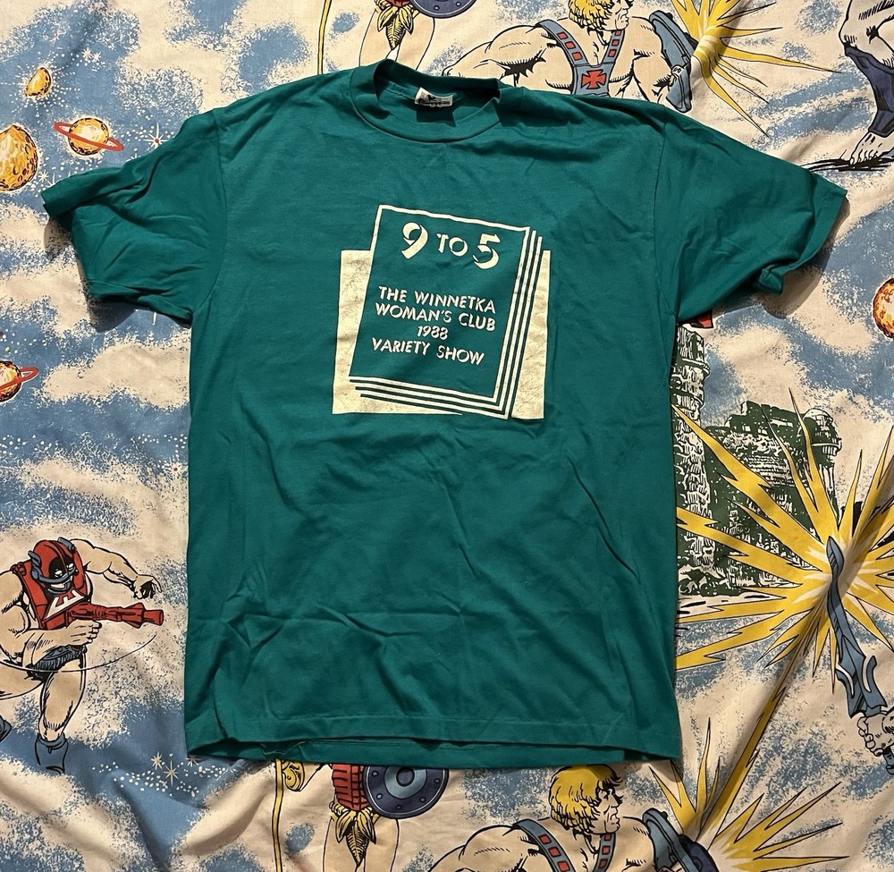 Vintage Winnetka Womens Club Variety Show ILLINOIS USA Single Stitch t-shirt XL