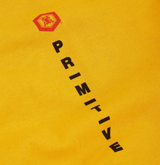Primitive KIKKOMAN SEASON L/S Gold Multi-color Graphic Regular Fit Men’s T-Shirt