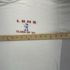 Vintage 90s Lake Brantley High School Patriots T-Shirt Size Large Single Stitch