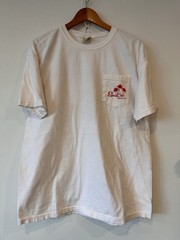 Sand Bar Pocket T-Shirt Retro Design Athens Georgia Skull Beach Vacation Palms