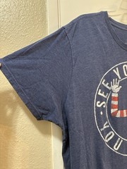 WHERE’S WALDO? Novelty T-Shirt Short Sleeves Blue Crew Neck Men’s 4XL