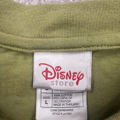 Disney Store The Incredibles Fear T Shirt Adult Size Large Green Short Sleeve