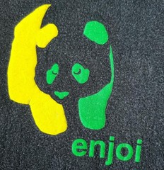 Vintage ENJOI Skateboards Shirt M Rodney Mullen Almost Skate Rasta Panda Jacuzzi