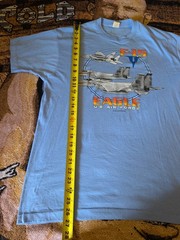 vintage F-15 eagle fighter jet t shirt men’s XL Thin Screen Stars Single stitch