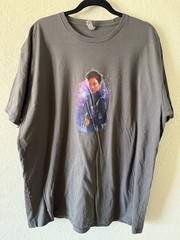 Star Trek Discovery Captain Burnham Graphic T-Shirt Men’s 3XL Gray Cotton