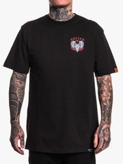 Sullen Men’s Time Spent Short Sleeve Standard T-shirt Grim Reaper Tattoo Tee