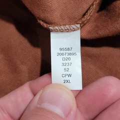Duluth Trading Shirt Men XXL Brown Longtail Relaxed Fit Pocket Tee Work NWT