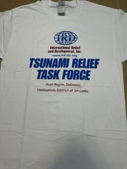 Vintage 2005 IRD Tsunami Relief Task Force Tee Aceh Sri Lanka Fruit Loom L