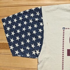Vintage 1995 Genuine All American Antique Person Stars Stripes T-Shirt – Size XL