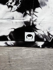 Gutter Cat Gang Merch 1.0 Black White Tie Dye Hoodie Sweatshirt Size Large