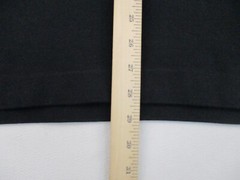 Zara Shirt Mens XL Black Solid Short Sleeve Mock Neck Hipster Cotton *
