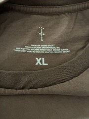 Travis Scott T Shirt XL Brown JackBoys 2 A2 Tee NEW *sleeve hole