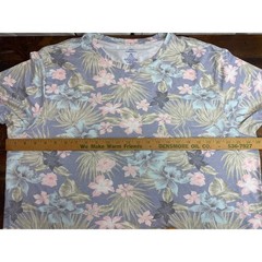 Hurley Floral Summer Hawaiian Short Sleeve All Over Print T-Shirt Men’s Size XXL