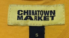 Chinatown Market Yellow Graphic Logo Cotton Crew Neck Men S T-Shirt