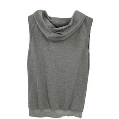 Gym Aesthetics Sleeveless Full Zip Hoodie Vest Man Body Fitness Movement Sz L