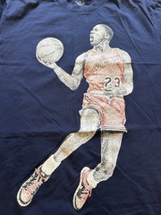 Air Jordan Men’s Blue Graphic Tshirt Sleeve Crewneck Basketball XL