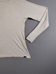 Faherty Men Shirt S Gray Long Sleeve Thermal Waffle Knit Crew Neck Henley Tee