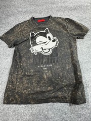 Vie + Riche Paris Men’s T-Shirt Size XLarge Black Felix The Cat Crew Neck