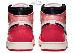 OUTRANK “MASTER BAGS” SNEAKER T-SHIRT Red Retro 1 High Spider-Man Across