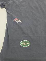 Team Apparel Football T-Shirt Men Large Black AOP Teams Tee.#39706