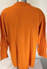 Tyndale FR Mens XL Henley Shirt Orange Flame Resistant Vintage Made in USA