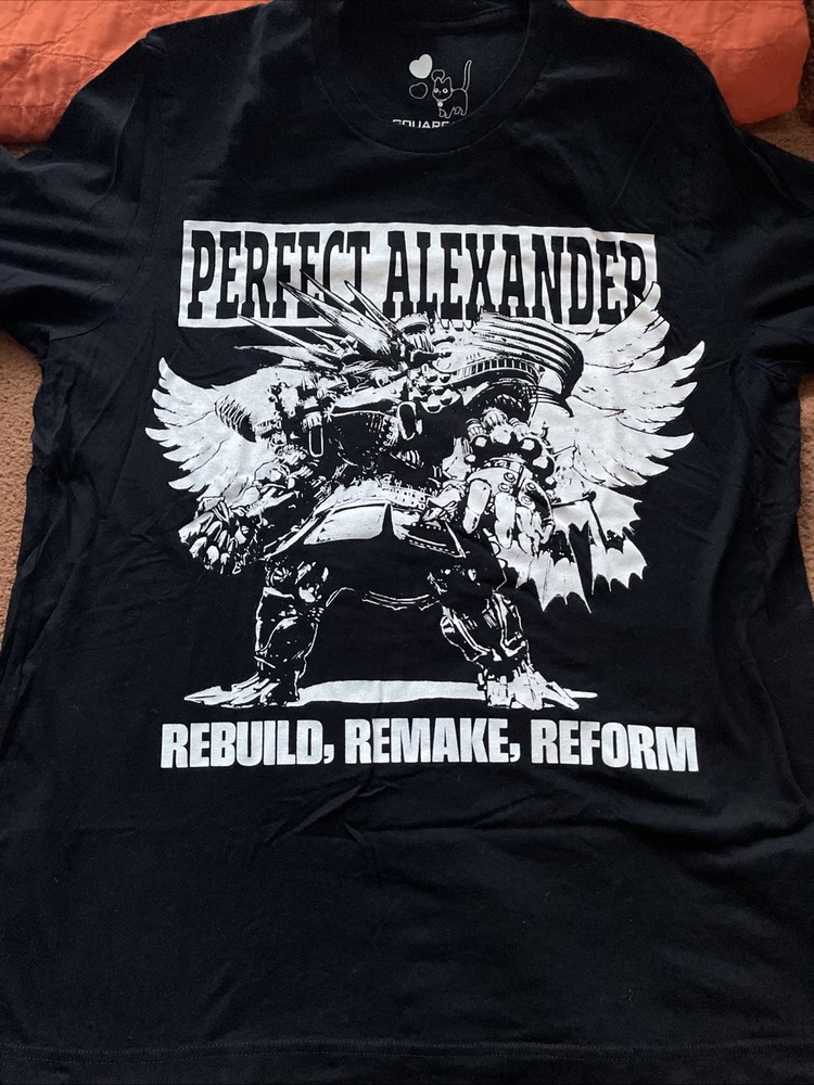 Final Fantasy XIV Online T Shirt Black Size XL’Perfect Alexander Square Enix￼￼￼