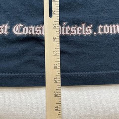 Vintage West Coast Diesels Shirt Mens XL Black Trucks Cars Biker Grunge Y2K
