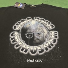 MadHappy Curb Your Enthusiasm Larry David TV Promo Black T-Shirt Mens XL NWT