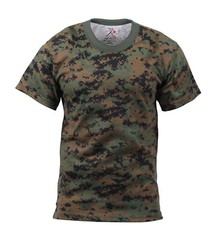 Rothco Men’s Digital Camo T-Shirt – Woodland