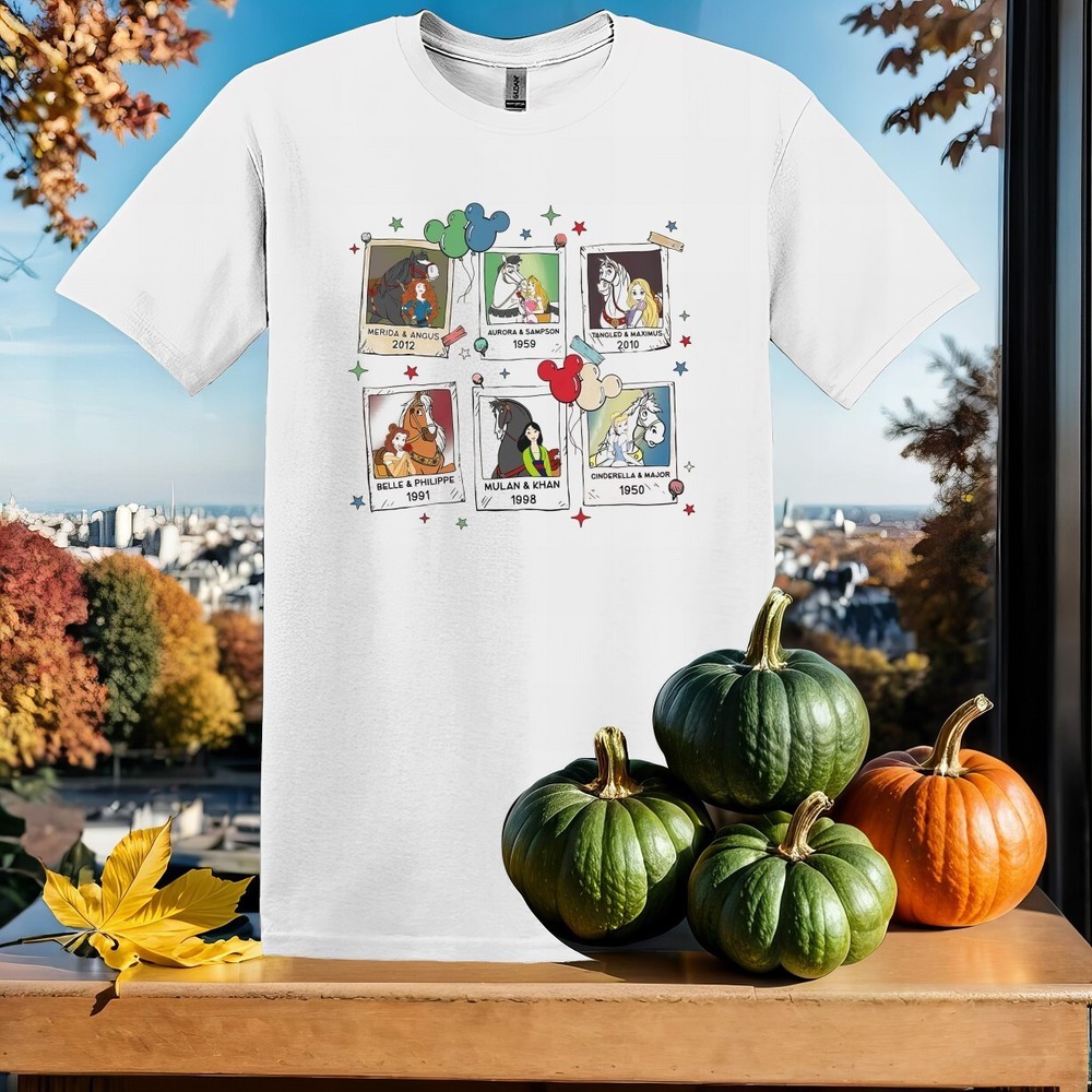 Princess Horses Characters T-shirt Kids Hoodie Men Women Unisex Tshirt SX306