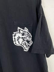 Darc Sport Pocket T Shirt Mens XL Wolves Viking Skull Black Gym Bodybuilding Tee