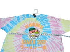 Naruto Shippuden Shirt Adult XL Tie Dye Short Sleeve ICHIRAKU Ramen NEW 2007