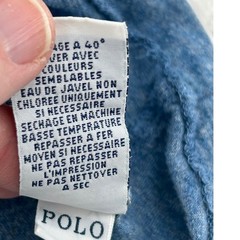 Mens Long Sleeve T-Shirt M Blue Heathered Embroidered Pony Polo Ralph Lauren