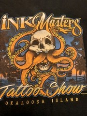 Ink Masters Tattoo Show Okaloosa Island Y2K Multi Color Mens Size 3XL