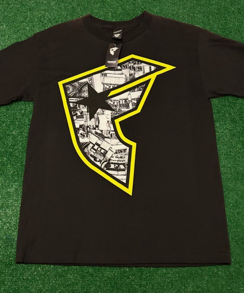 Vintage Y2K Famous Stars And Straps Cash Logo Shirt Mens Small NWT Travis Barker