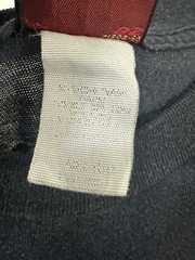 VTG 70s Lee Workwear Denim Jeans Promo Faded Worn Navy T-Shirt Size M