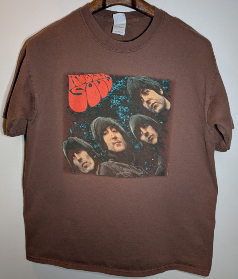 Vintage 1997 The Beatles Rubber Soul Album Band T-Shirt Men’s Size Large