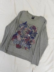 RARE Oversized VINTAGE SK8 STREETWEAR ARCHIVE Embroidered LOGO SKATER LONGSLEEVE