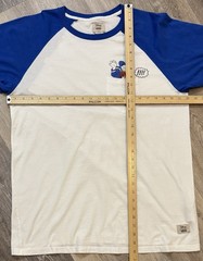 Vans x Disney Donald Duck Shirt Raglan Baseball Chest Pocket Graphic Tee Large