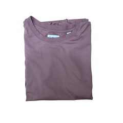 Cuts Curve-Hem T-Shirt Men’s Size M Short Sleeve Casual Top Maroon