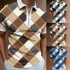 Comfortable Wear Men’s T-shirts Casual Tee Slight Stretch 3D Print Holiday