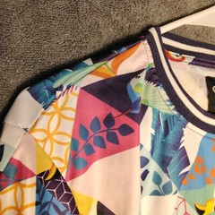 Good Vibes Shirt Retro 80s 90s Size Large Life is A Beach Drill Clothing