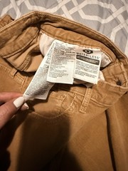 Levi’s Men’s Pants 33X30 Brown Corduroy 721 High Rise Skinny Stretch Button Fly