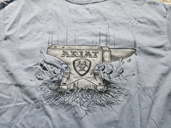 Ariat Stonewash Rebar Cotton Strong Anvil Force T-Shirt Men’s Size XL NWT